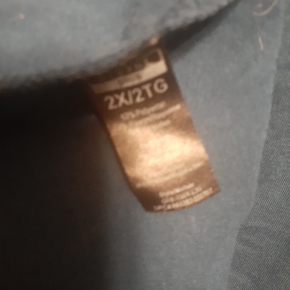 Teal Top With Ribbon Tie Collar - Picture 5 of 7